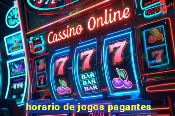 horario de jogos pagantes