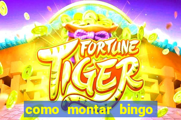 como montar bingo brinquedos toia