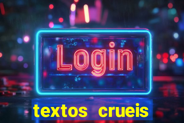 textos crueis demais pdf