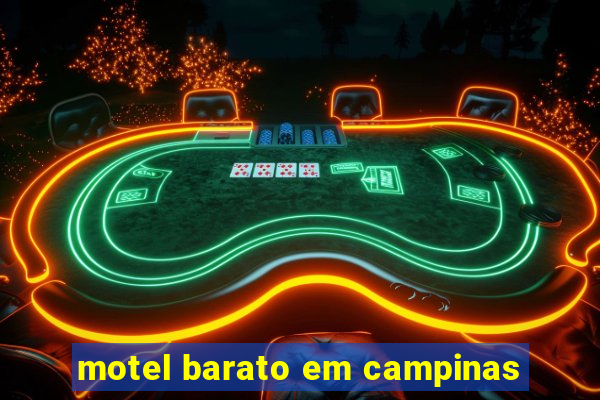 motel barato em campinas