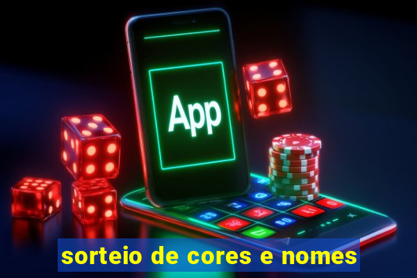 sorteio de cores e nomes