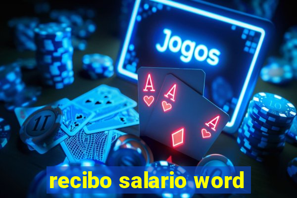 recibo salario word