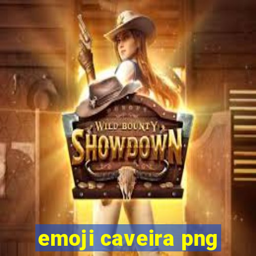 emoji caveira png