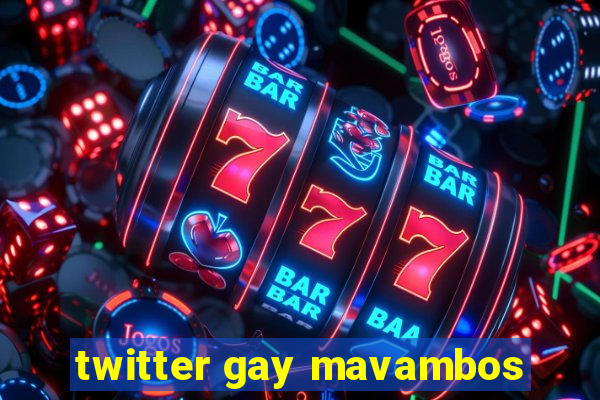 twitter gay mavambos