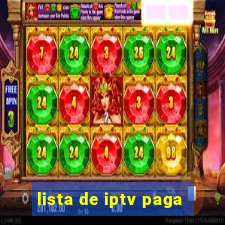 lista de iptv paga