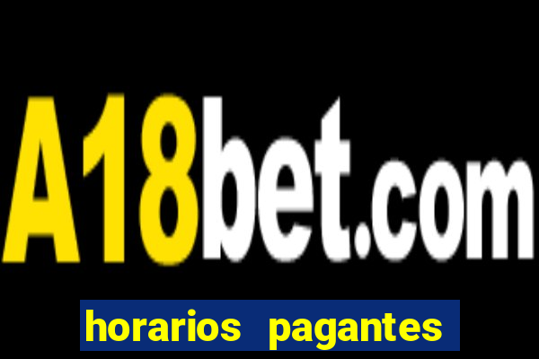 horarios pagantes spicy bet