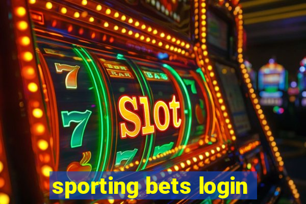 sporting bets login