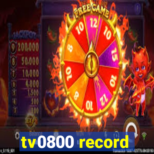 tv0800 record