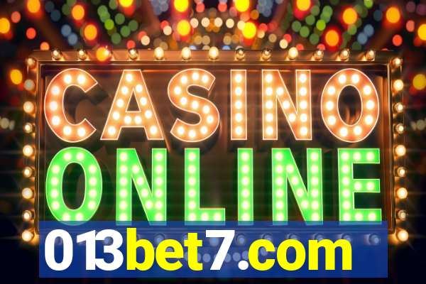 013bet7.com
