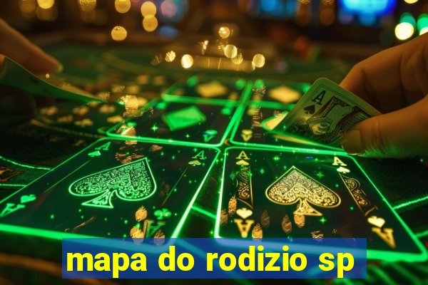 mapa do rodizio sp