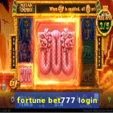 fortune bet777 login