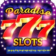 jogo de matematica reciclavel