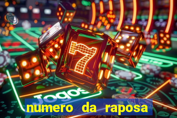 numero da raposa jogo do bicho
