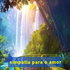 simpatia para o amor