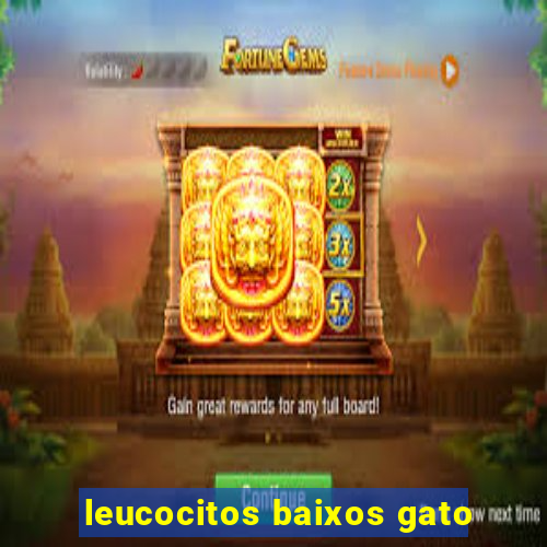 leucocitos baixos gato