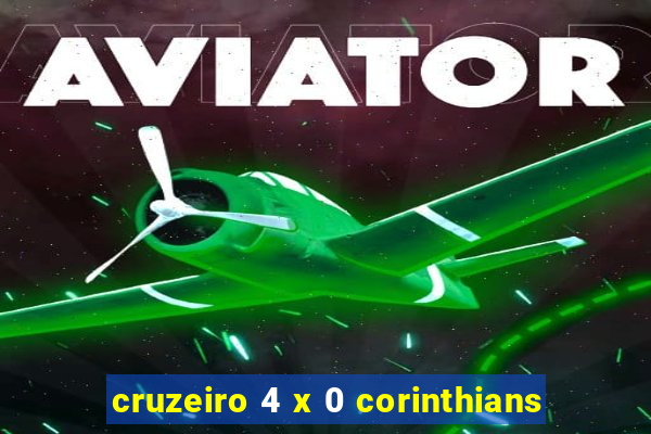 cruzeiro 4 x 0 corinthians