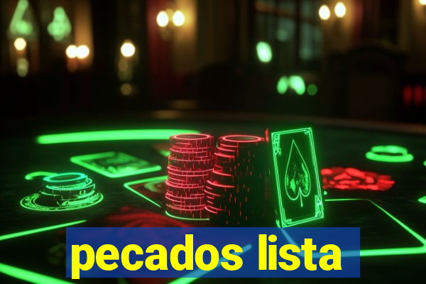 pecados lista