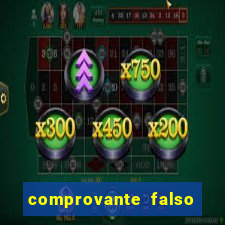 comprovante falso de 50 reais
