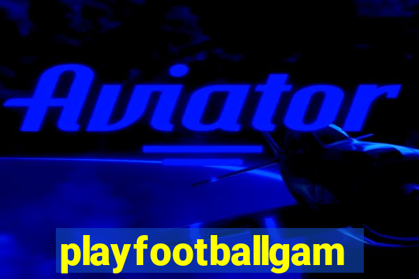 playfootballgames