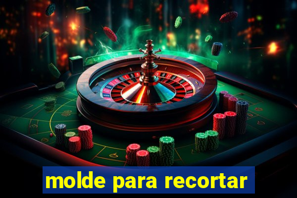 molde para recortar
