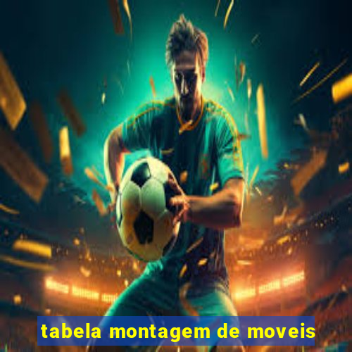 tabela montagem de moveis