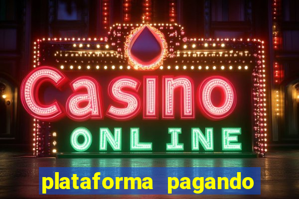 plataforma pagando no cadastro