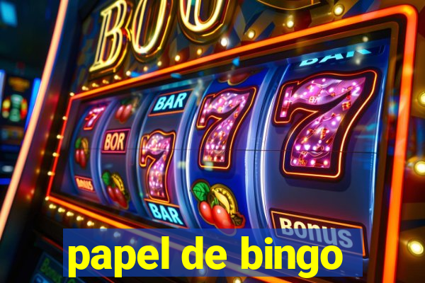 papel de bingo