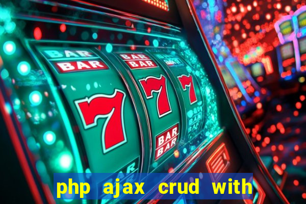 php ajax crud with datatables and bootstrap modals
