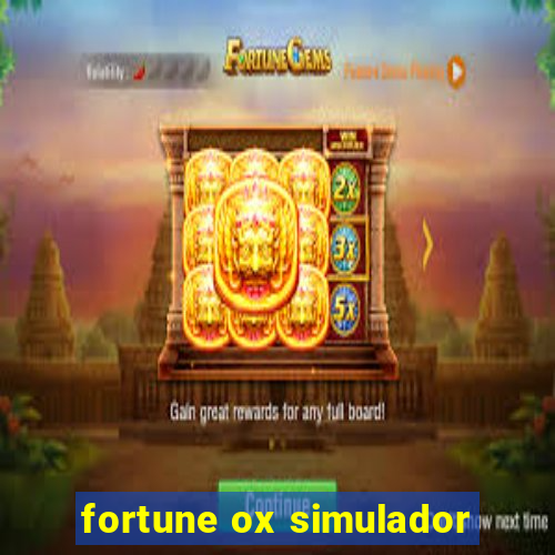 fortune ox simulador
