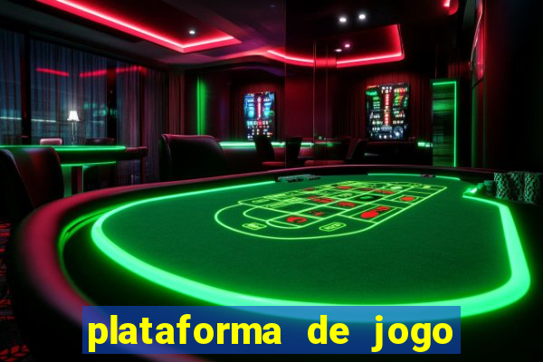 plataforma de jogo nova pagando
