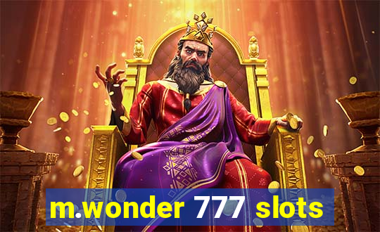 m.wonder 777 slots