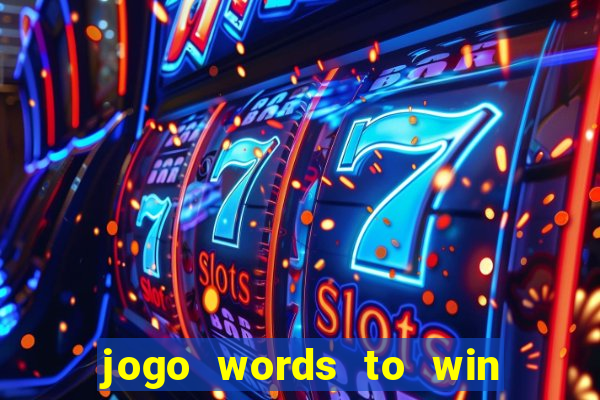 jogo words to win paga mesmo
