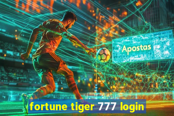 fortune tiger 777 login