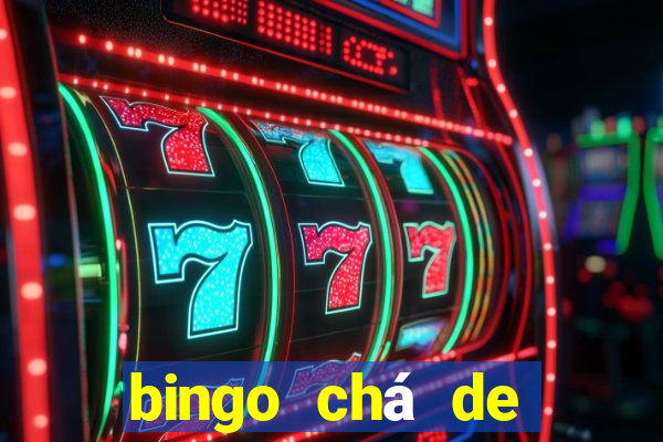 bingo chá de bebê excel