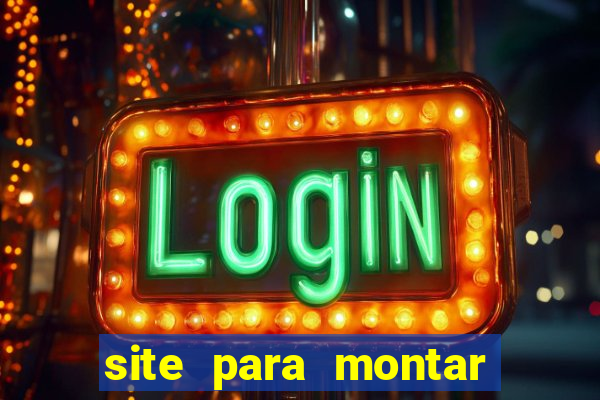 site para montar time de futebol