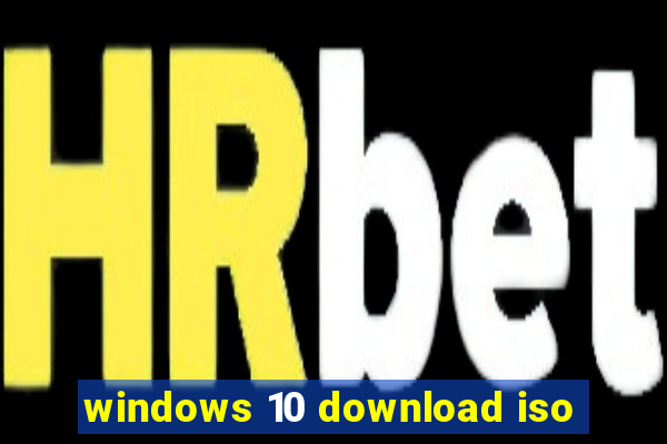 windows 10 download iso