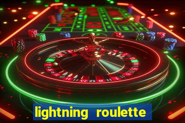 lightning roulette como jogar