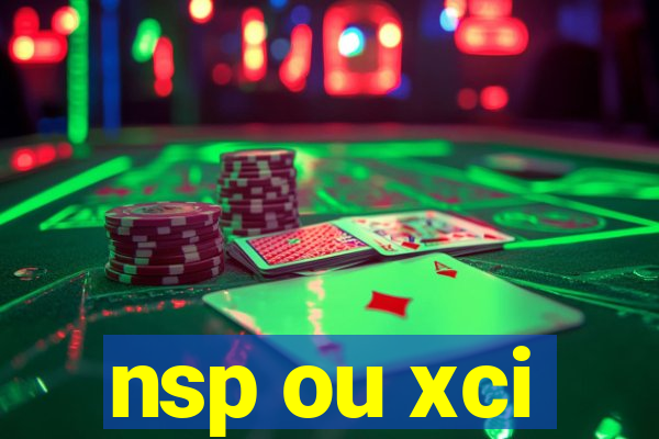 nsp ou xci