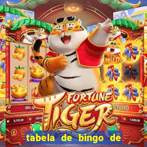 tabela de bingo de 1 a 100