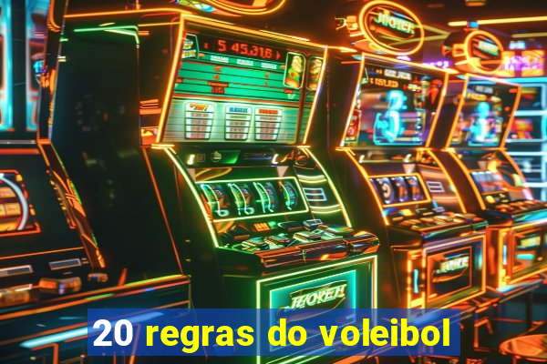 20 regras do voleibol