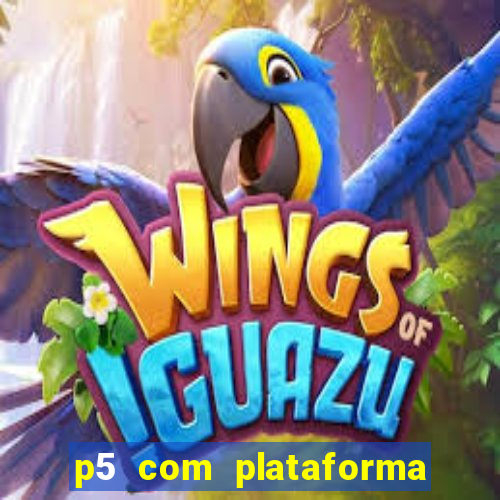 p5 com plataforma de jogos