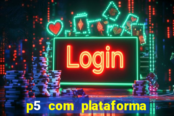 p5 com plataforma de jogos
