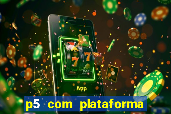 p5 com plataforma de jogos
