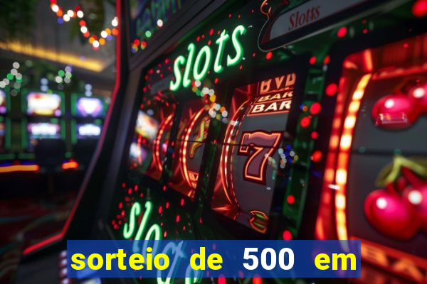 sorteio de 500 em cash toda segunda feira novibet como funciona