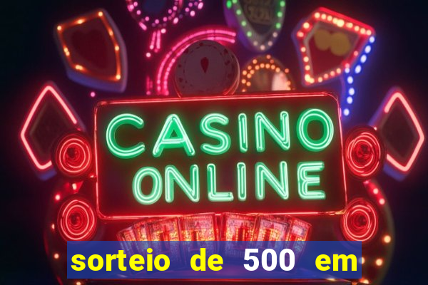 sorteio de 500 em cash toda segunda feira novibet como funciona