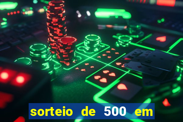 sorteio de 500 em cash toda segunda feira novibet como funciona